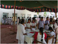 Medical Camp at Sphoorthi Vidyalaya